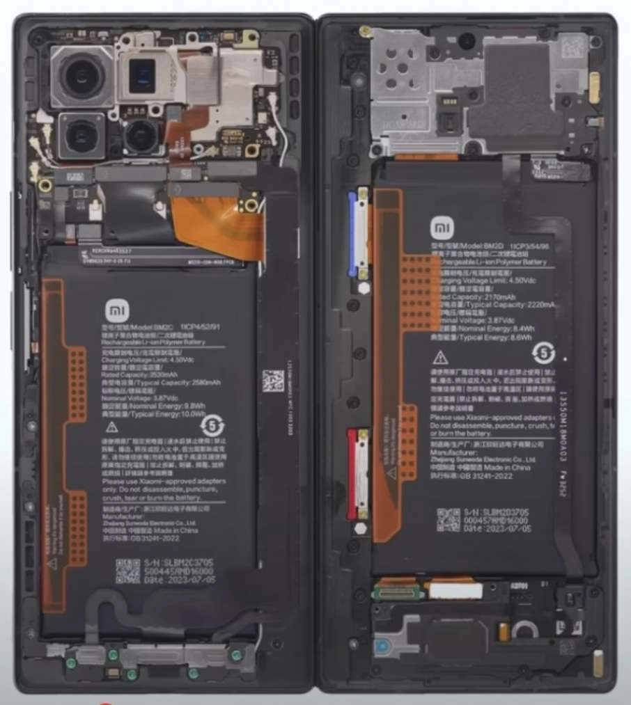 Thay Pin Xiaomi Mix Fold 3 BM2C (2580mAh/10.0Wh) BM2D (2220mAh/8.6Wh)